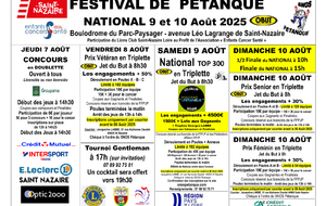 Festival de Pétanque du 7 au 10 Août 